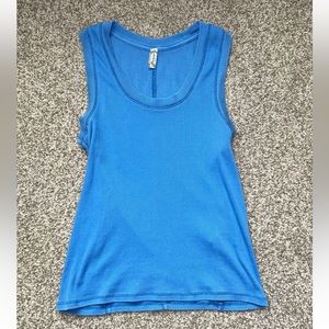 Free people blue tank